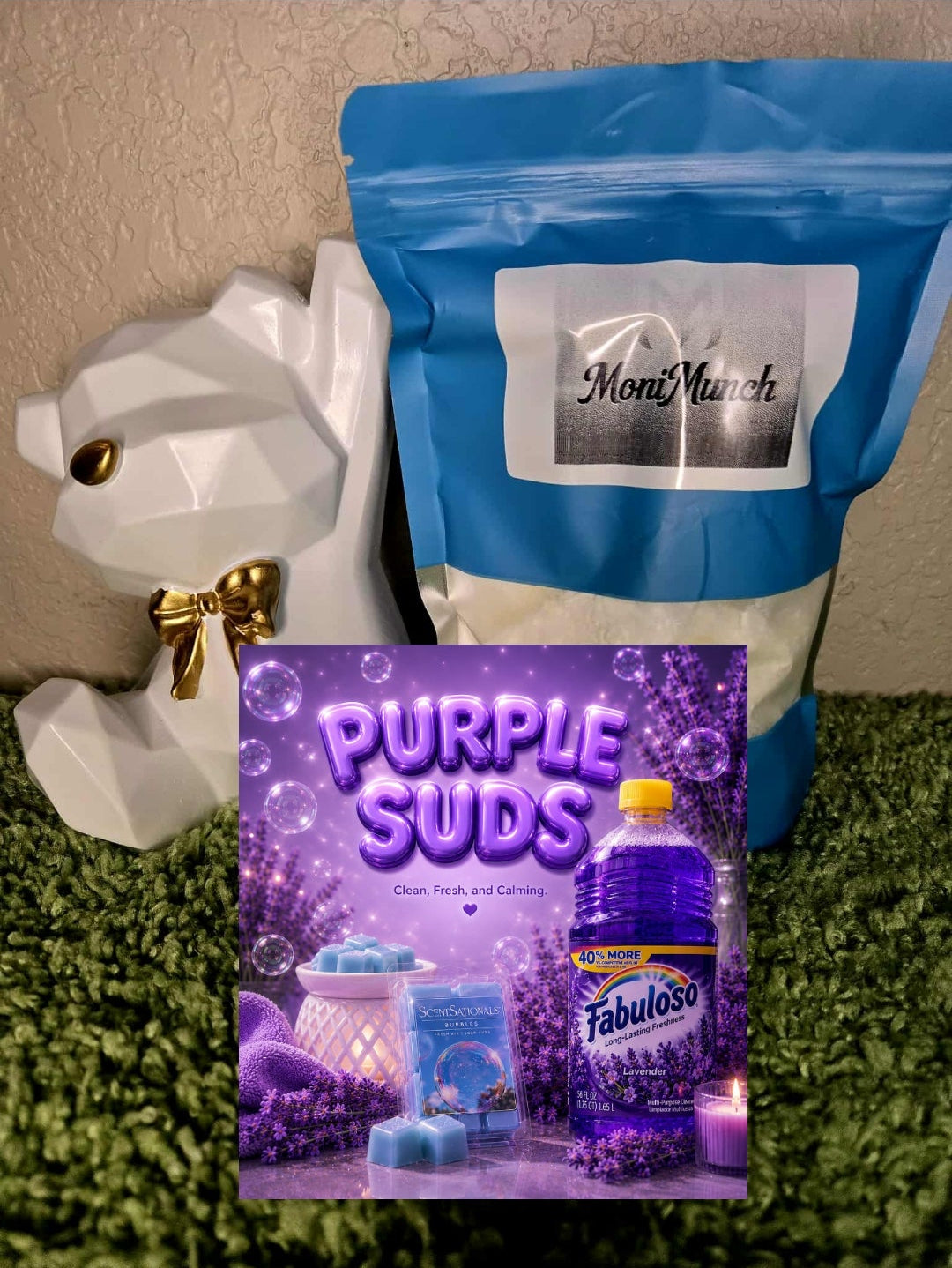 Scented Purple Suds Everything Bag(Medium)