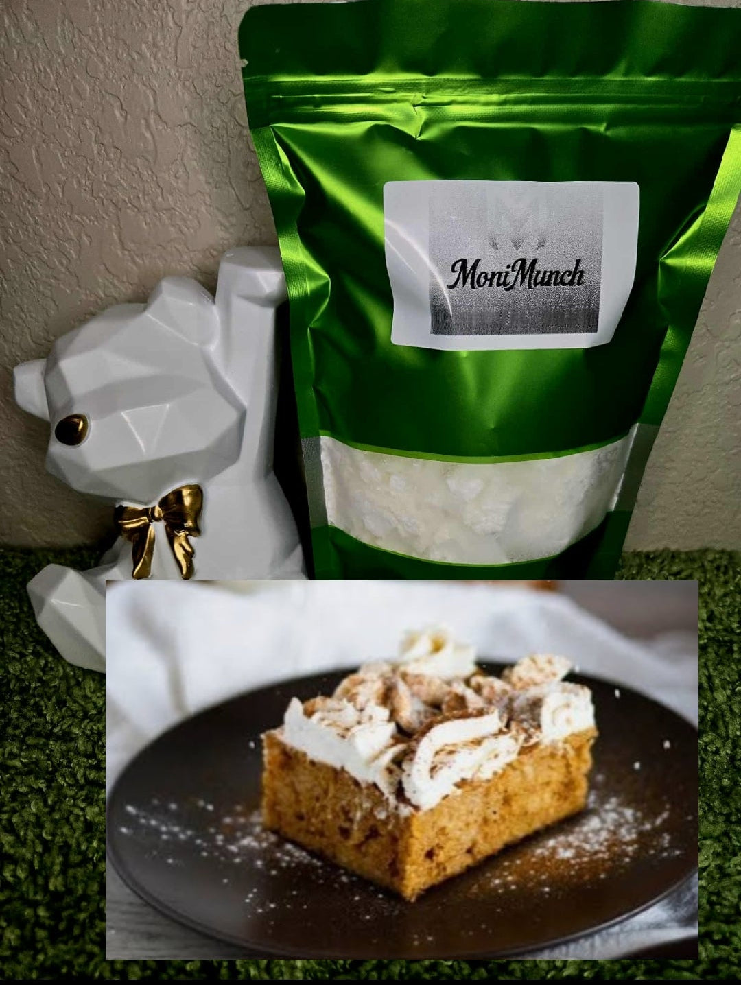 Scented Pumpkin Chai Tres Leches Cake(Large Everything Bag)