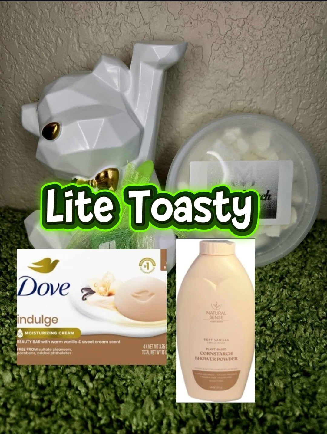 Chunk & Powder Crumble Bowl Indulgment Lite Toasty(scented 8oz)