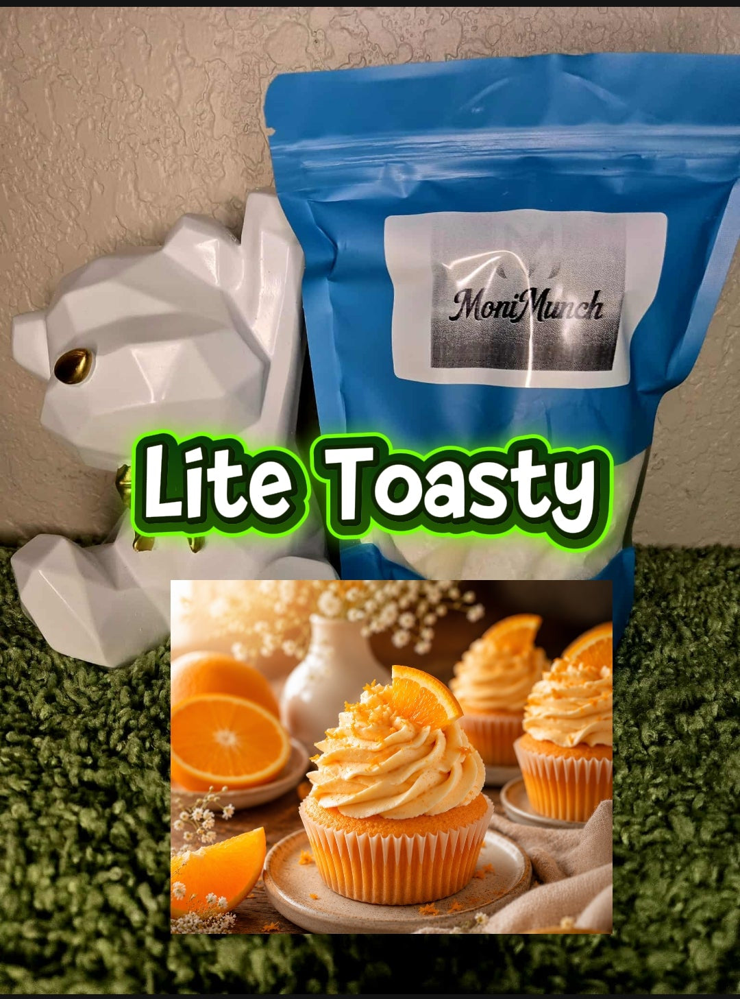 Scented Orange Buttercream Cupcake Lite Toasty Everything Bag(Medium)