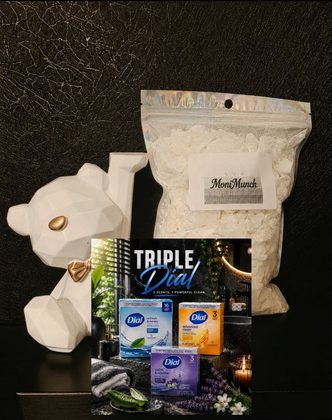 Crumble Bag Triple Dial(Scented/Large)