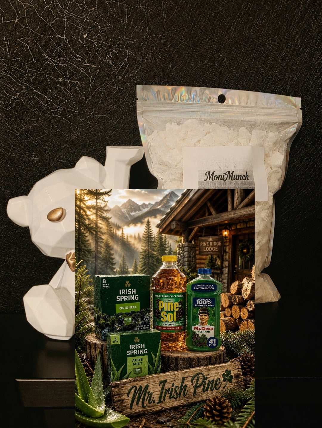 Crumble Bag Mr. Irish Pine(Scented/Large)