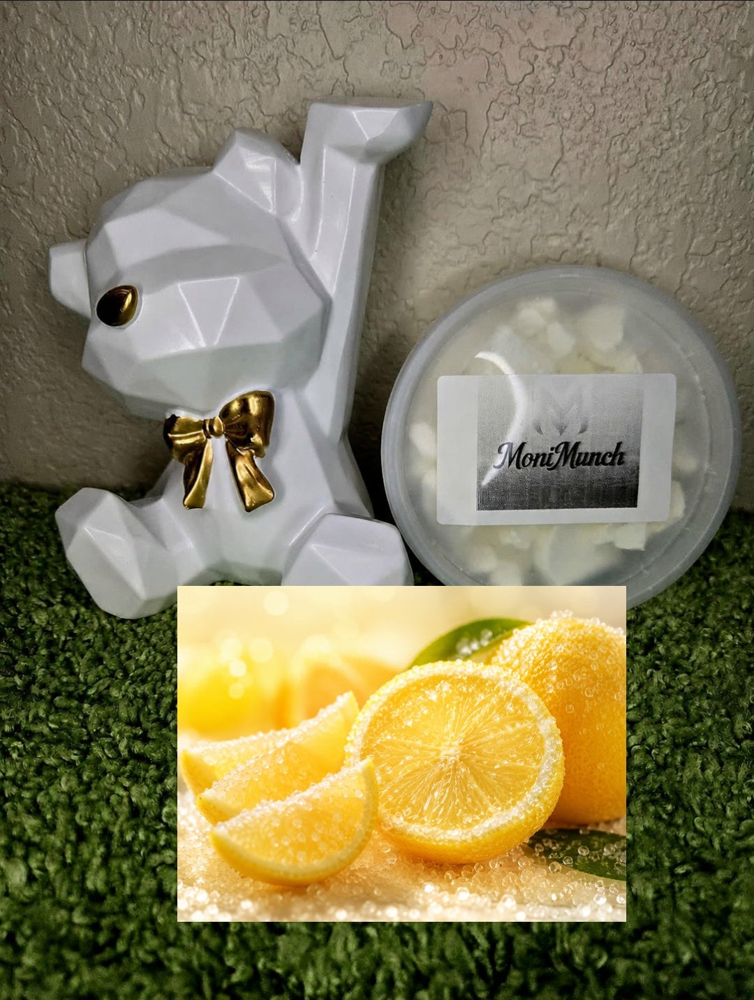 Chunk & Powder Crumble Bowl Sugared Lemon(scented 8oz)